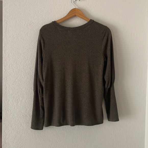 Green Envelope soft button down cardigan - Picture 7 of 7